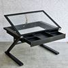 Bàn vẽ kiến trúc DraftingDesk chân sắt mặt kính DD68007