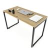 Bàn làm việc 120x60cm gỗ Plywood phủ melamin chân hệ Slean HBSL004