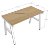 Bàn làm việc 120x60cm gỗ Plywood phủ melamin chân sắt Aconcept HBAC034