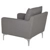 Sofa đơn nệm bọc vải chân inox ArmChair 11 GSD68040