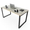 Bàn làm việc 140x70cm gỗ Plywood melamin màu bê tông hệ Rectang HBRT046
