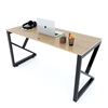 Bàn làm việc 140x60cm gỗ Plywood melamin vân sồi chân sắt hệ Kconcept HBKC029