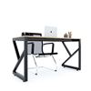 Bàn làm việc 140x60cm gỗ Plywood melamin vân sồi chân sắt hệ Kconcept HBKC029