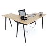 Bàn làm việc chữ L 140x140cm gỗ PLywood chân sắt Cone HBCO037