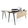 Bàn chữ L 160x150cm gỗ Plywood phủ melamin chân sắt CONE HBCO039