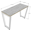 Bàn làm việc 100x50cm gỗ Plywood phủ melamin chân sắt Trapeze HBTC026
