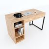 Bàn làm việc 2 ngăn kéo chân kết hợp tủ BD68074