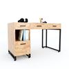 Bàn làm việc 3 ngăn kéo chân kết hợp tủ BD68077