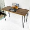 Bàn làm việc 120x50cm gỗ Plywood chân sắt Hairpin SPD68164