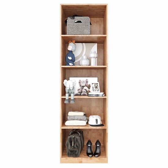 Tủ quần áo 5 tầng gỗ cao su TQA68021