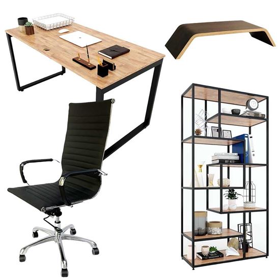 Combo Phòng Làm Việc Cao Cấp 4 món PLV005