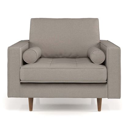 Ghế sofa đơn nệm bọc vải ArmChairm 04 GSD68033