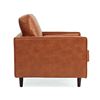 Sofa đơn nệm bọc simili nâu ArmChair 01 GSD68030