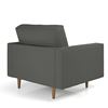 Ghế sofa đơn nệm bọc vải màu xám ArmChair 03 GSD68032