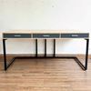 Bàn giám đốc 160x70cm có ngăn kéo gỗ cao su chân sắt BGD68045