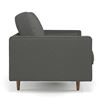 Ghế sofa đơn nệm bọc vải màu xám ArmChair 03 GSD68032