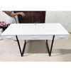 Picture of Bàn làm việc 3 ngăn kéo 140x60cm gỗ cao su chân sắt BD68081