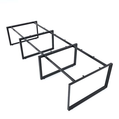 Chân bàn cụm 6 360x120cm chân sắt tam giác hệ Trian II HCTG021