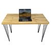 Bàn làm việc 120x60cm gỗ thông chân sắt hairpin SPD68156