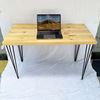 Bàn làm việc 120x60cm gỗ thông chân sắt hairpin SPD68156