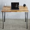 Bàn làm việc 100x60cm gỗ tràm chân sắt Hairpin