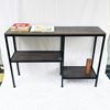 Bàn trang trí, bàn console 2 tầng gỗ màu nâu lau độc đáo CST012