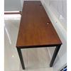 Bàn làm việc 200x60cm gỗ cao su chân sắt hệ Uconcept HBUC036
