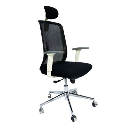 Ghế văn phòng cao cấp khung viền trắng Mandy T02A GTC007