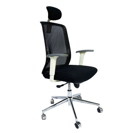 Ghế văn phòng cao cấp khung viền trắng Mandy T02A GTC007