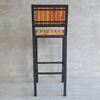 Ghế bar ngoài trời gỗ tràm khung sắt sơn tĩnh điện GBAK003