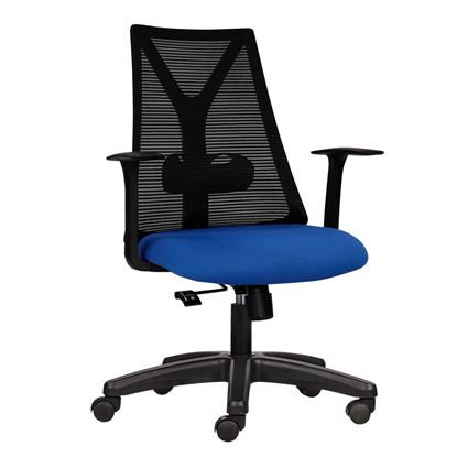 Ghế lưới văn phòng chân xoay cao cấp màu xanh olive HOM1087D-02