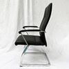 Ghế phòng họp chân quỳ nệm simili màu đen MFA011