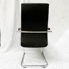 Ghế phòng họp chân quỳ nệm simili màu đen MFA011