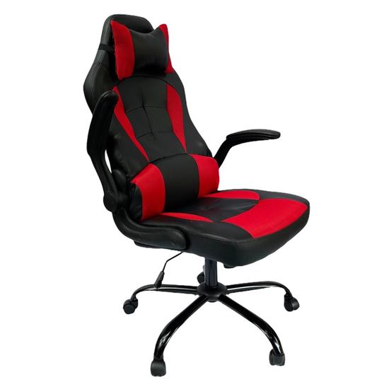 Ghế chơi game RC66 đen đỏ tay lật GC68016