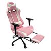 Ghế chơi game màu hồng 7188 ngả lưng có gác chân GC68020
