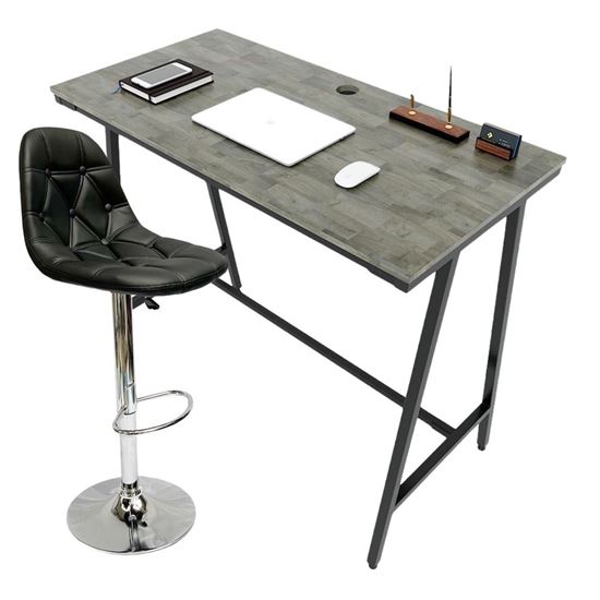 Combo Bàn Làm Việc Đứng và Ghế Nệm Nâng Hạ Chiều Cao CB68121