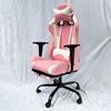Ghế chơi game màu hồng 7188 ngả lưng có gác chân GC68020
