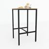 Bàn bar vuông 60cm gỗ cao su chân sắt sơn tĩnh điện BB001