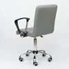 Ghế chân xoay có tay nệm màu xám GAKJB-1064X