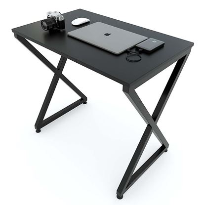 Bàn Mini 80x50x75(cm) gỗ cao su chân chữ X lắp ráp IDE68014