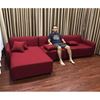 Ghế sofa góc chữ L màu đỏ - 300x80x90 (cm) SFL68019