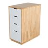 Tủ cá nhân 4 ngăn kéo gỗ cao su 58x35x72cm TCN68019