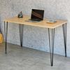 Bàn làm việc 120x60cm gỗ Plywood chân sắt hairpin HOBP027