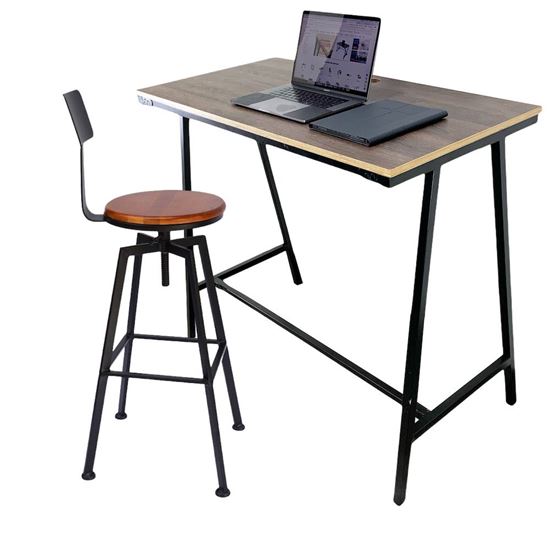 Combo bàn làm việc đứng và ghế nâng hạ chiều cao