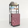 Kệ để đồ 2 tầng cho máy giặt cửa trên 72x40x180cm KMG68011