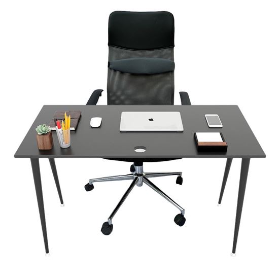 Combo Bàn Làm Việc 120x60cm hệ Cone và Ghế Có Tựa Đầu CB68096