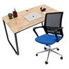 Combo Bàn Làm Viêc Đơn Giản Và Ghế Chân Xoay CB68101