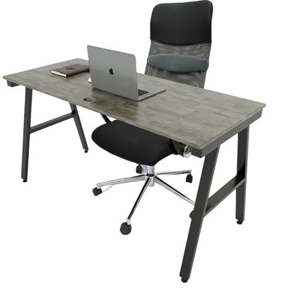 Combo Bàn Làm Việc 120x60cm Hệ Aconcept Và Ghế Chân Xoay Có Tựa Đầu CB68094