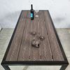 Bàn chữ nhật ngoài trời 160x80cm gỗ nhựa vân 3D BNT005