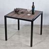 Bàn vuông ngoài trời 80x80cm gỗ nhựa BNT004